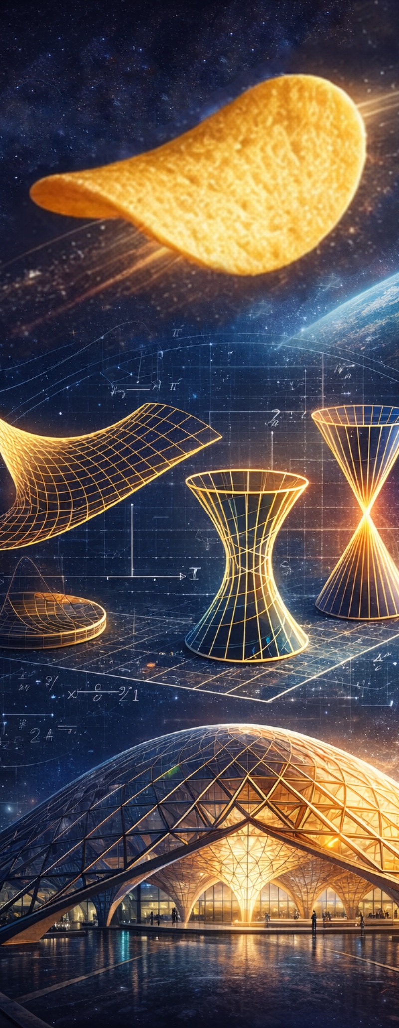 From Pringles® to Space - Unveiling the Mysteries of Hyperbolic Paraboloids and Magic Linear Structures